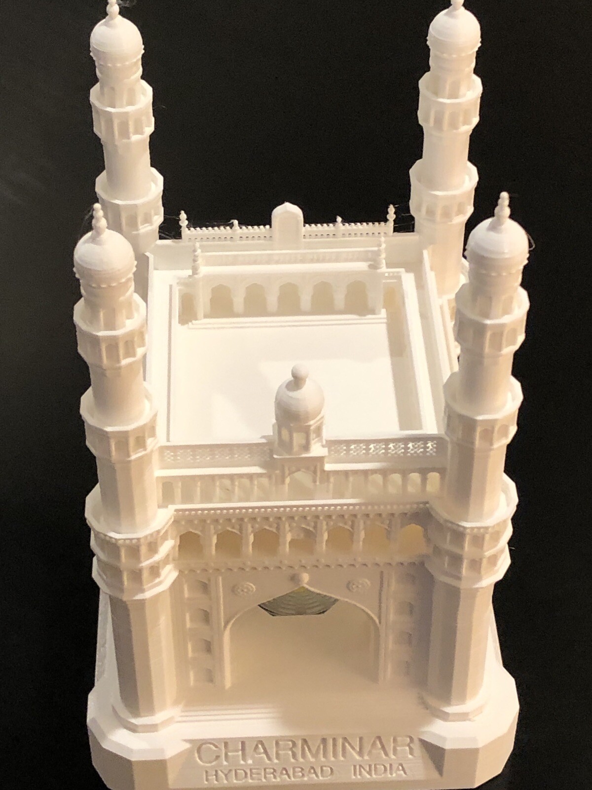 Custom Designed 3D Printed Architecture Model Charminar Building Mosque India