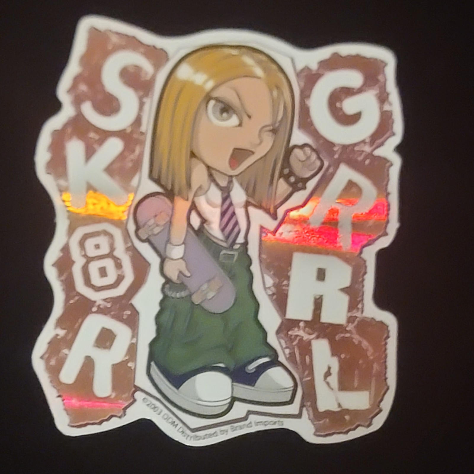 2003 Y2k Girl. ODM Brand Import Collection. vending Machine Sticker