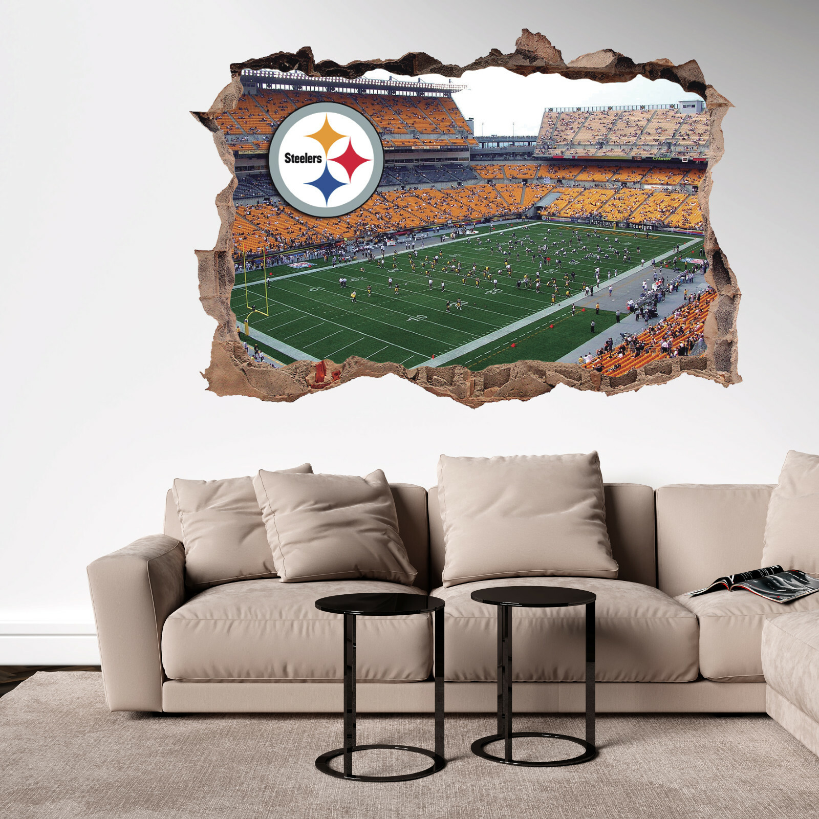 Pittsburgh Steelers Stadium – Football Stadium 3D Effect – Brake Wall Effect 3D