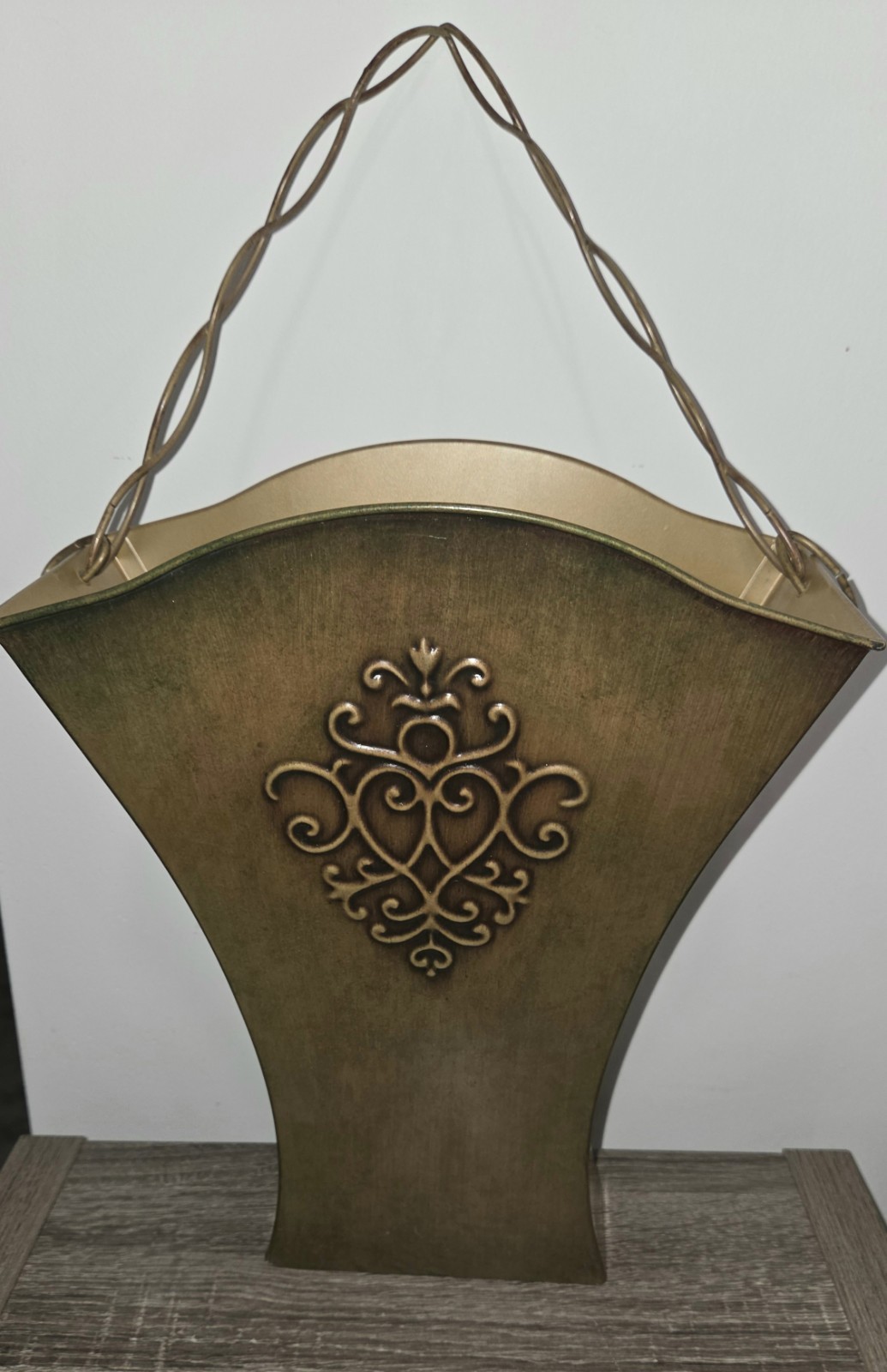 Southern Living At Home Flower Market Door Bucket Rustic Metal SEE PICTURES