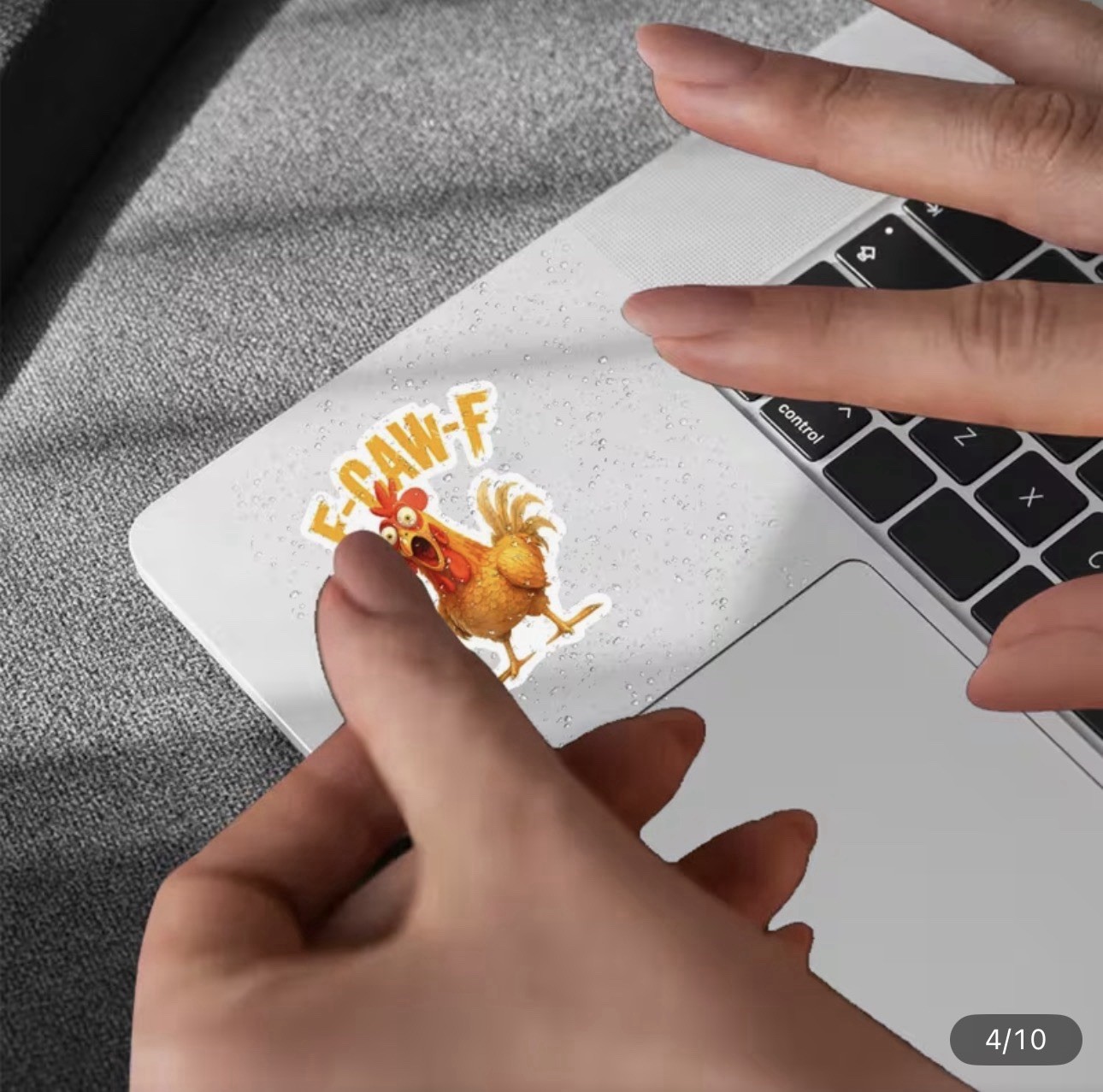 CHICKEN F-CAW-F 2” INCH Waterproof Vinyl Sticker Decal F OFF FUNNY 1PC
