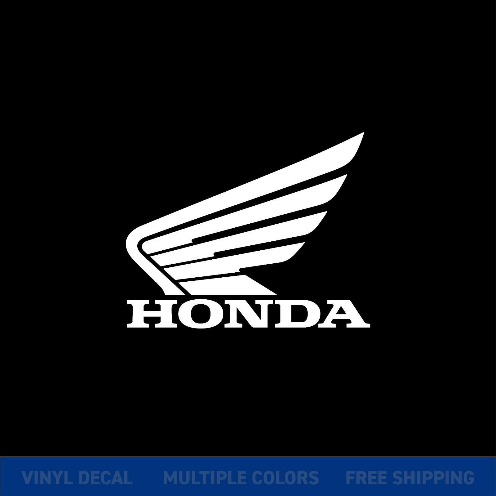 Honda Wings Logo Decal | Premium Vinyl Sticker Car Truck Motorcycle