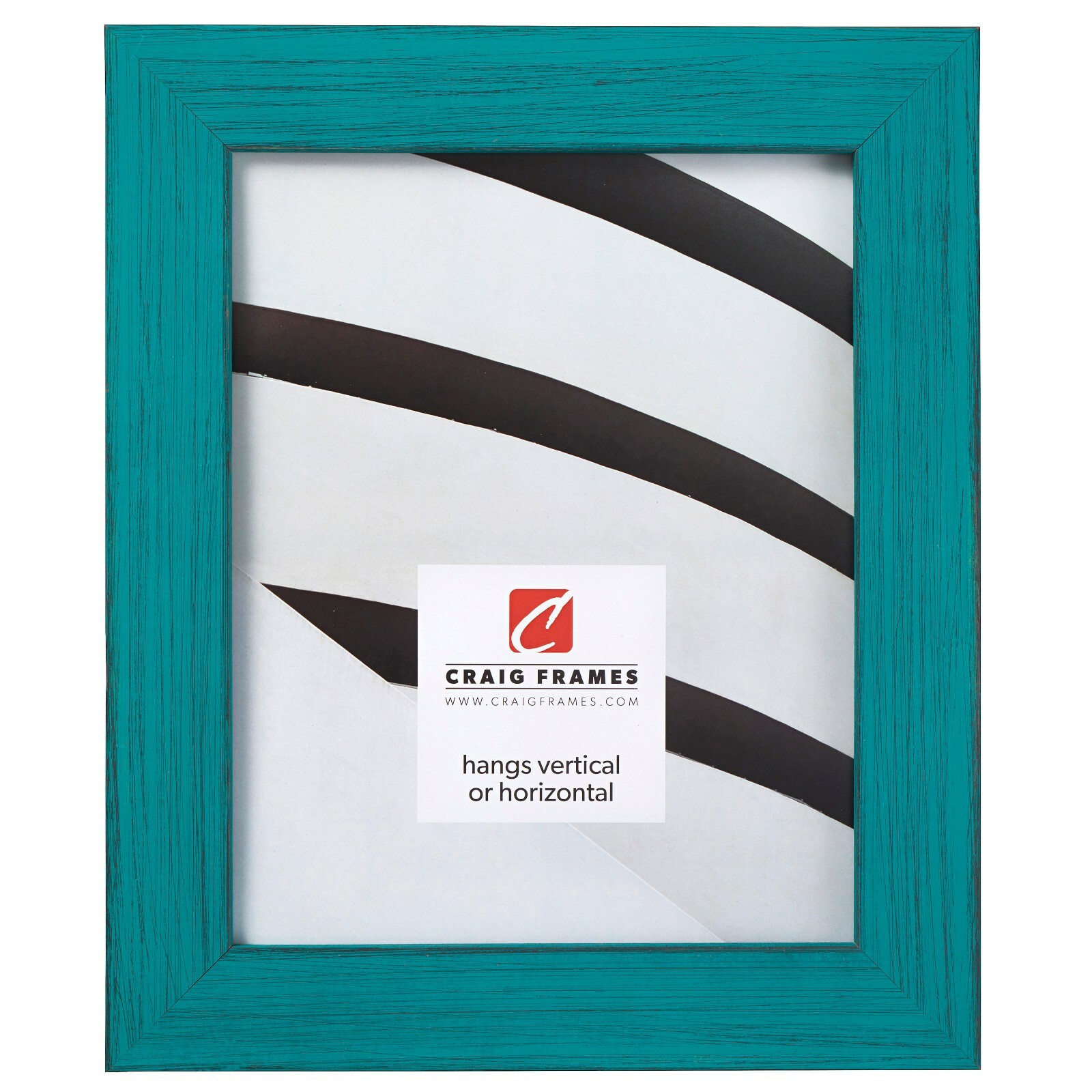 Craig Frames Jasper, 1.5″ Farmhouse Country Rustic French Teal Picture Frame