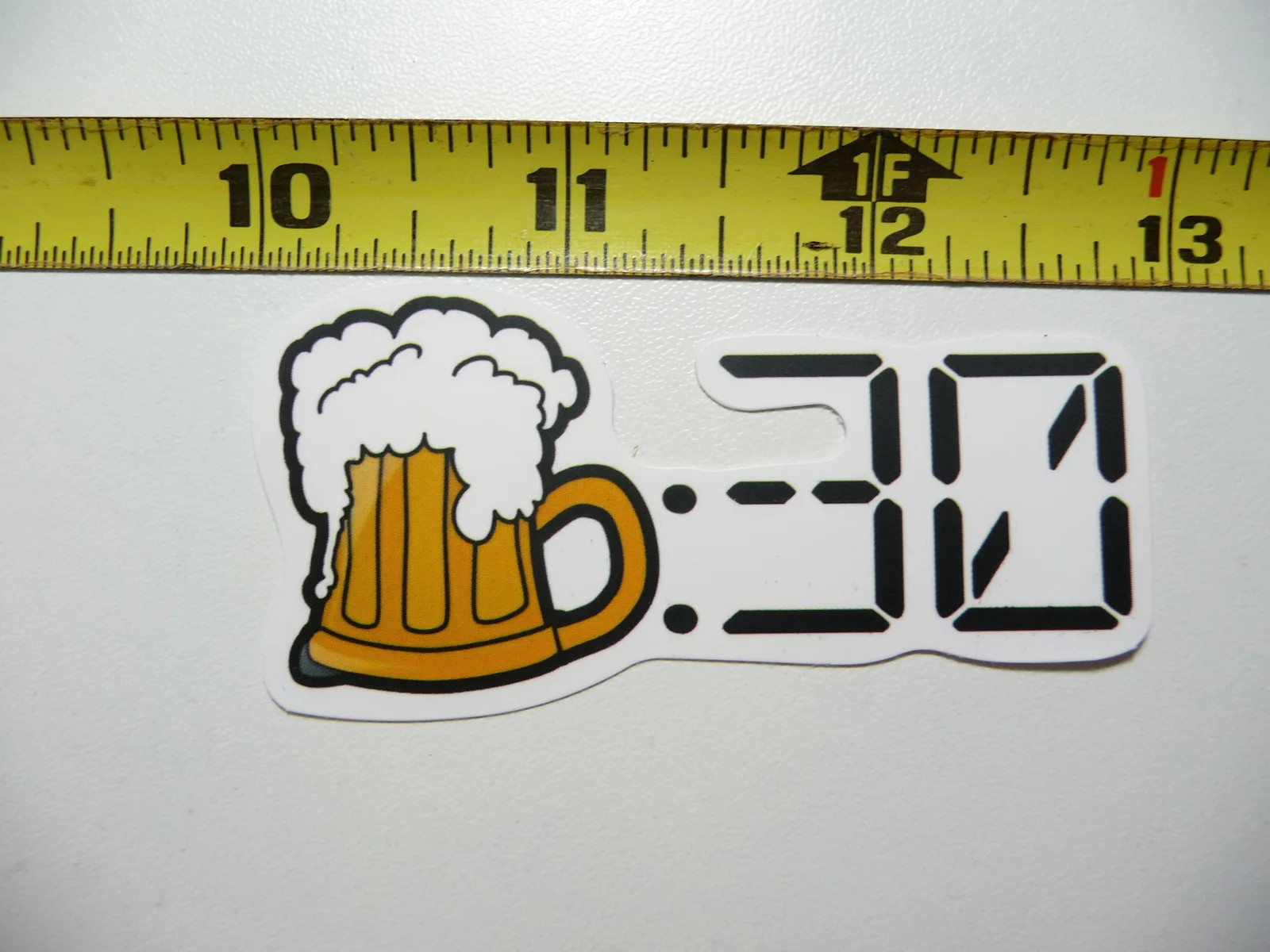 BEER:30 TIME SMALL STICKER DECAL FUNNY DRINKING ALCOHOL PARTY SCRAPBOOKING