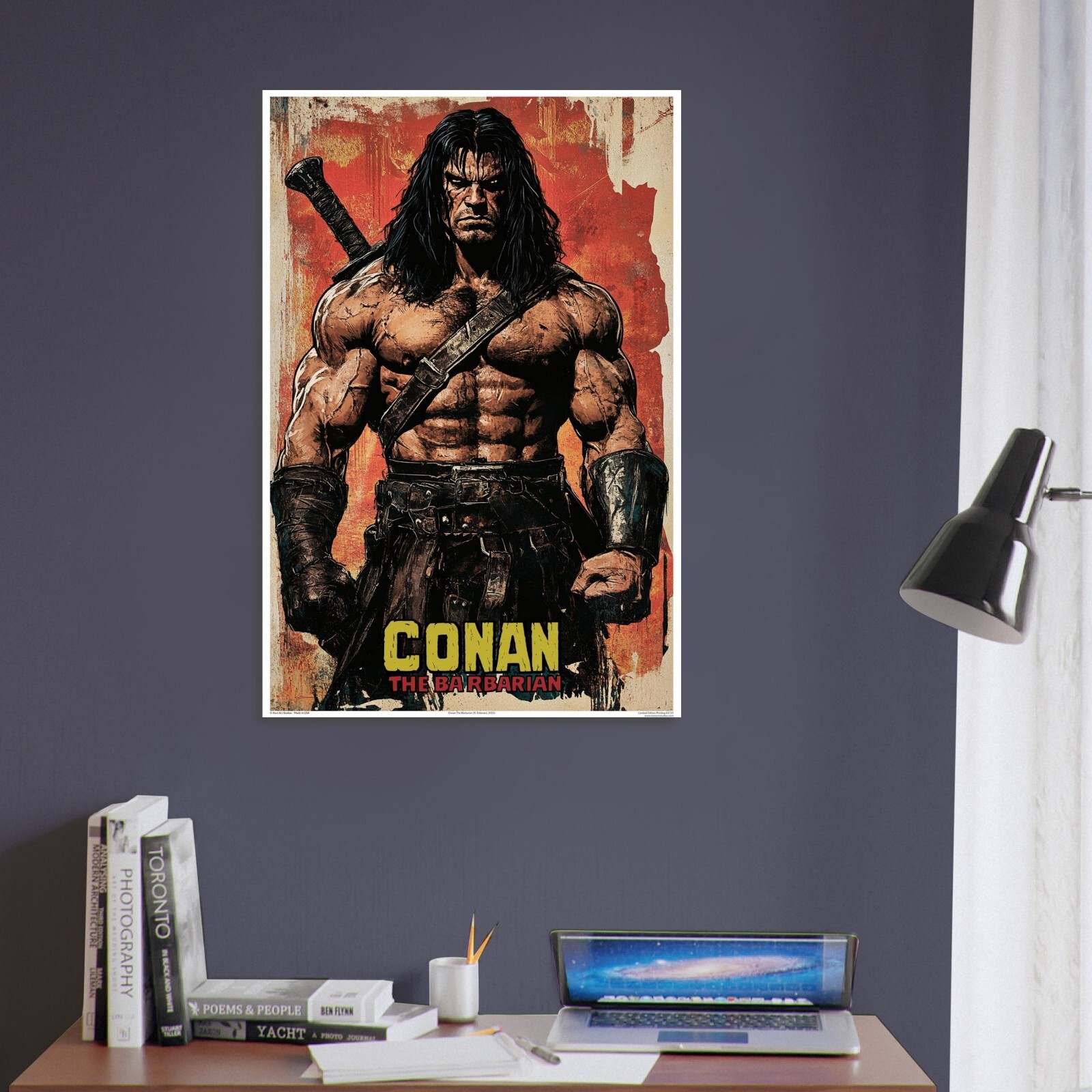 Conan the Barbarian Poster – R. Esberard Sword & Grit Art (2024)