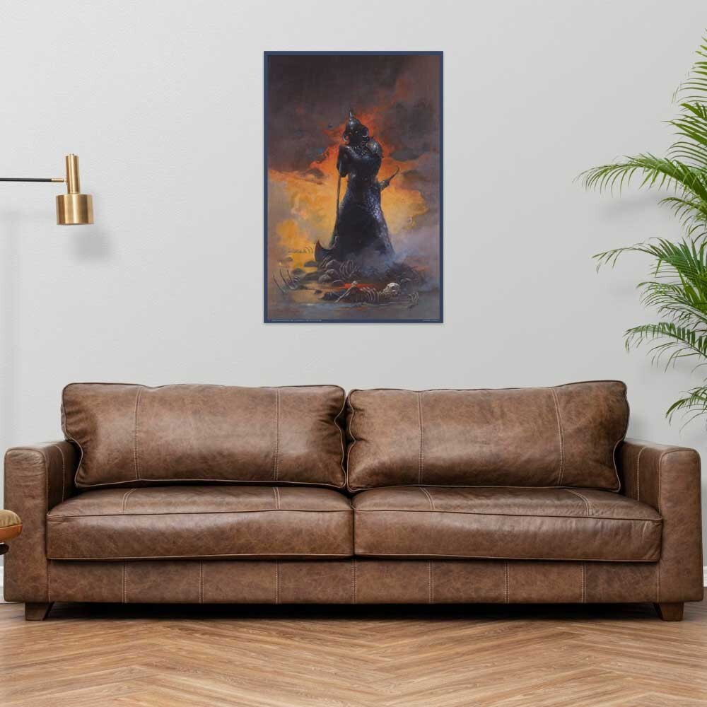 Death Dealer Three By: Frank Frazetta Poster 24in x 36in