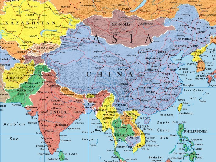 24×36 World Classic Premier 3D Wall Map – large poster wall mural art decor