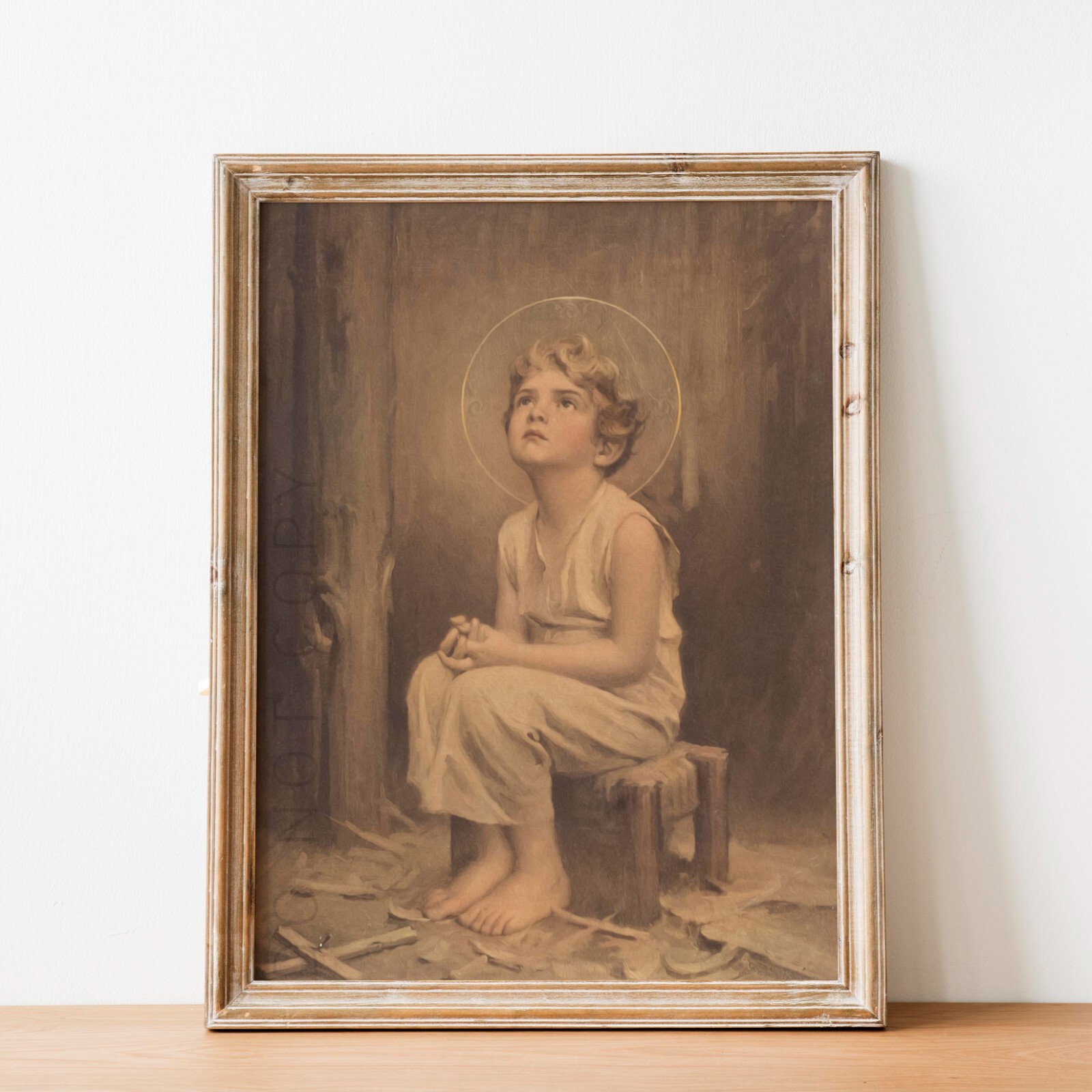 Divine Innocence Christ Child At Five Bosseron Chambers Wall Art Poster Print