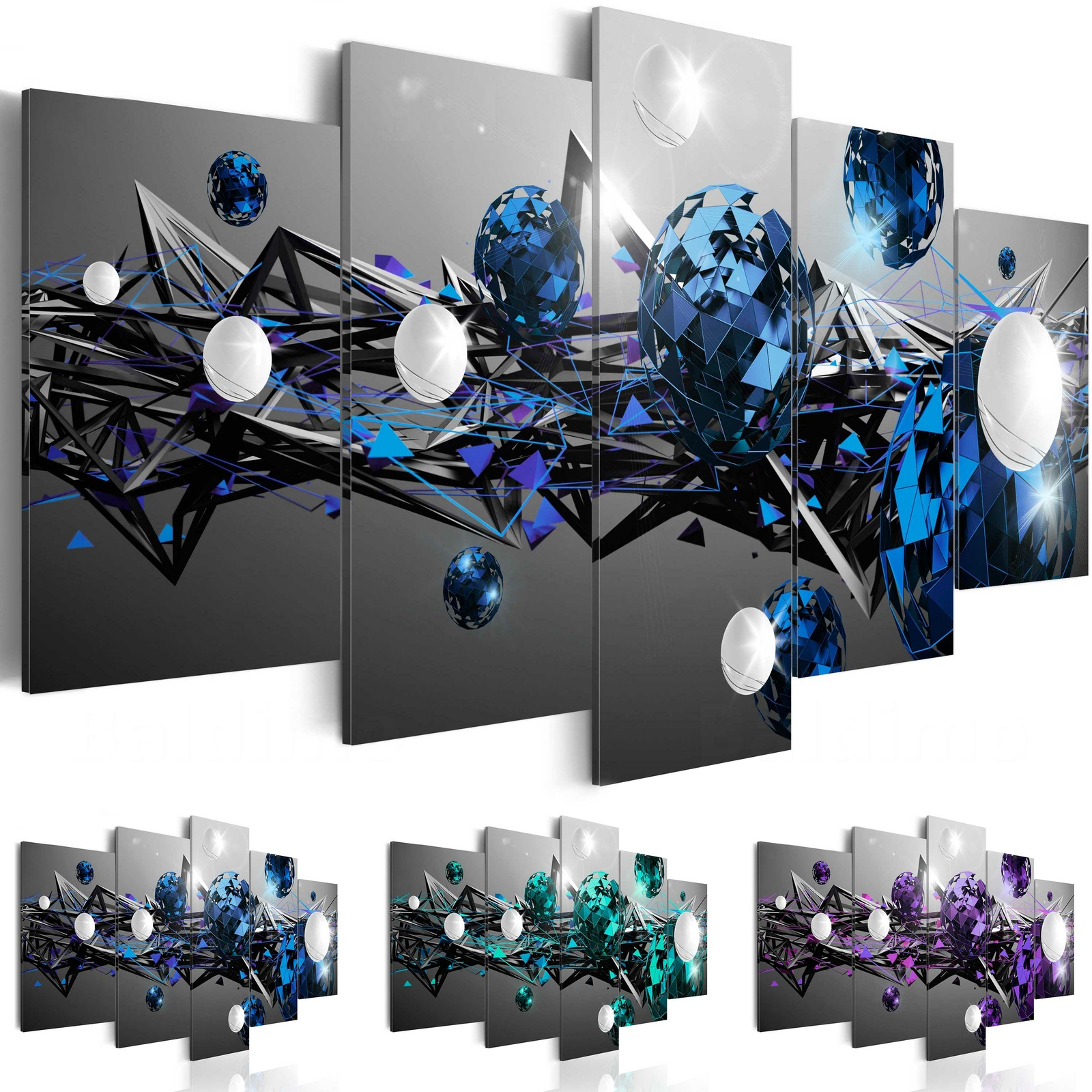 ABSTRACT Canvas Wall Art Image Photo Print a-A-0163-b-n