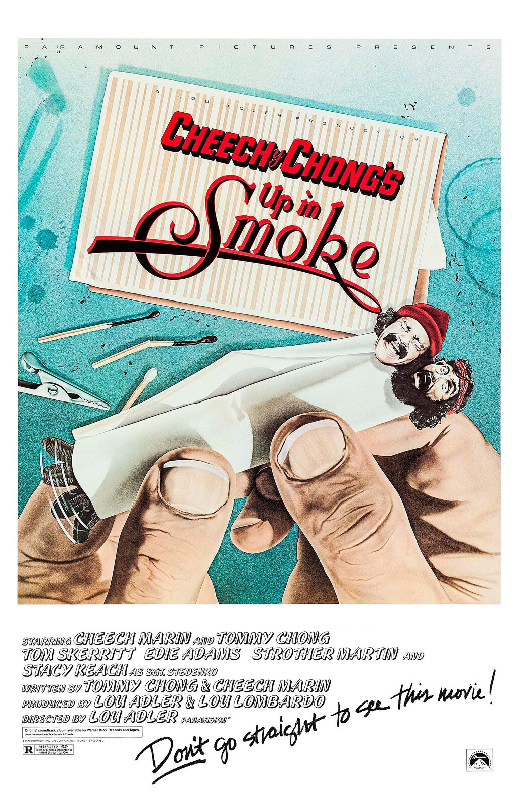 BB4806 Up in Smoke Film By Ben Chandler 1978 Movie Poster 11×17