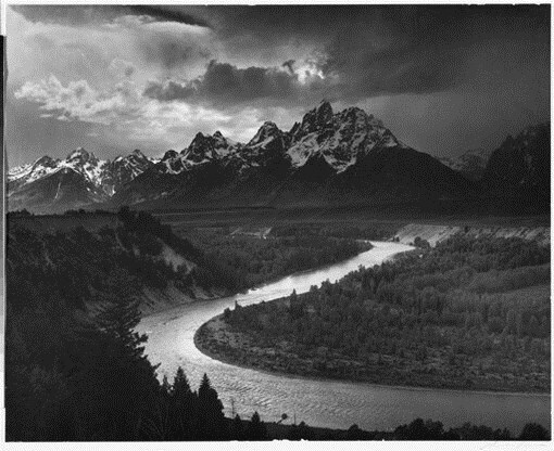 ANSEL ADAMS POSTER Snake River RARE ART PRINT 3 Sizes