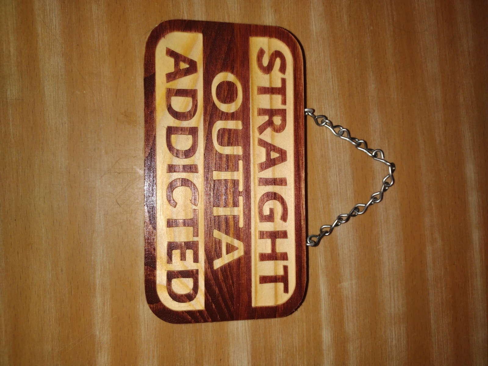 CNC carved out of addiction Bathroom Bedroom Laundry Home Decor Rustic wood