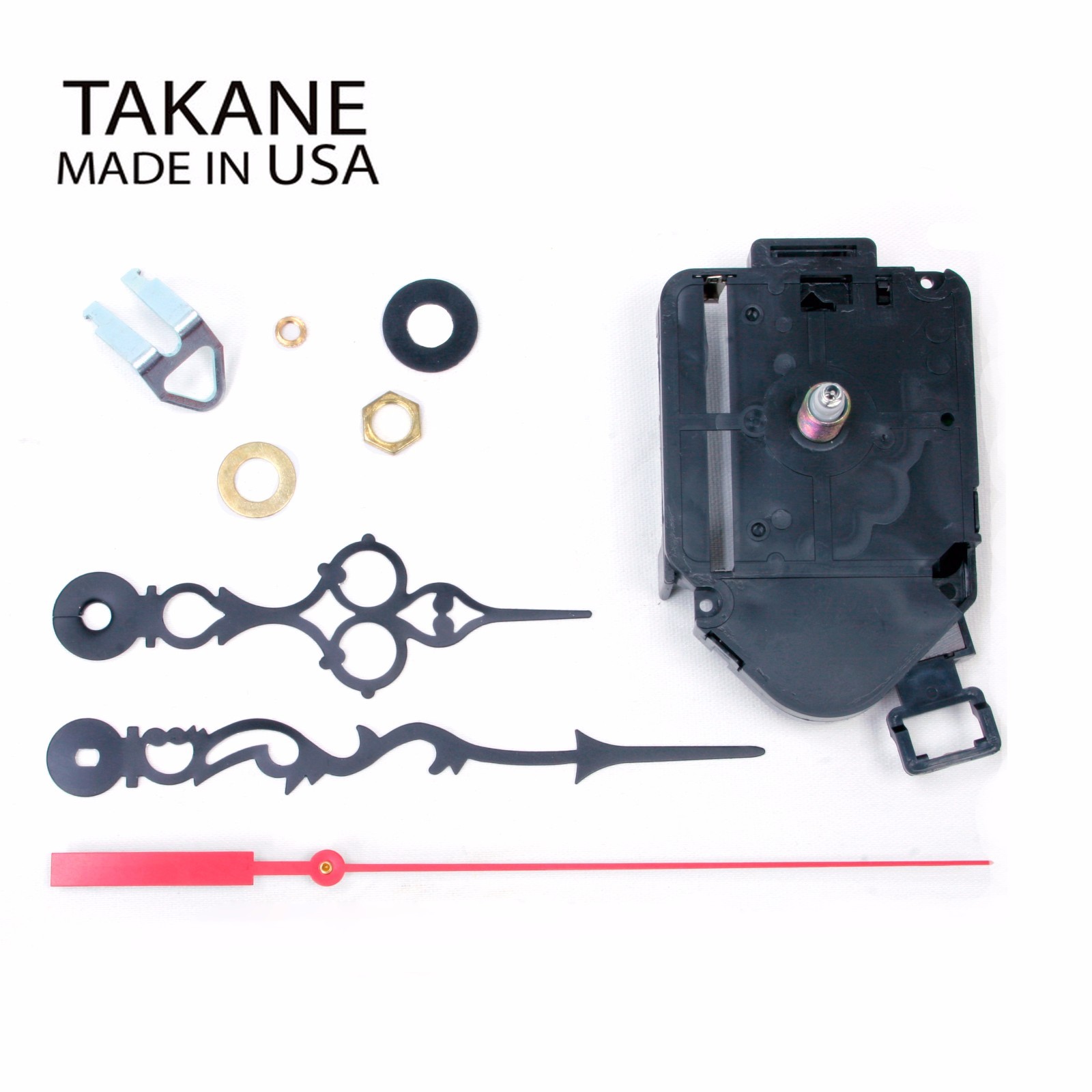 Made in USA Takane Pendulum Clock Movements with Hands, Multiple Size – NEW!