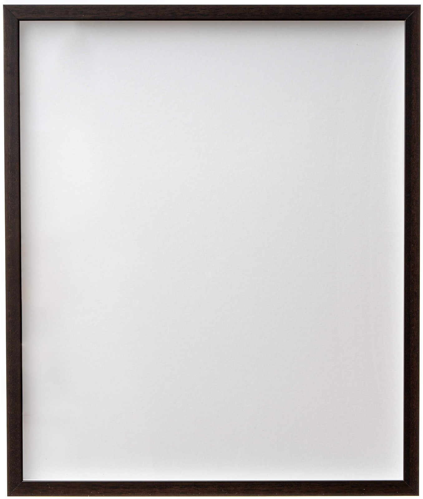 15×15 Shadow Box Brown Walnut Finish Solid Wood Display Frame | 0.875 Inch Mould