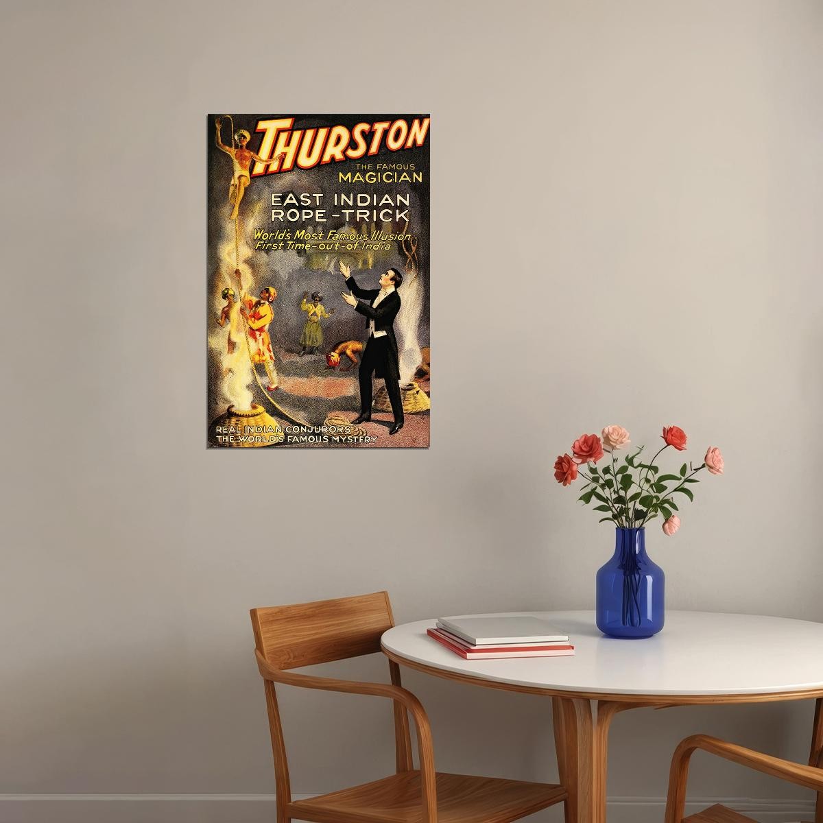 365286 Magic Magician Thurston East India Illusion Rope Trick Poster