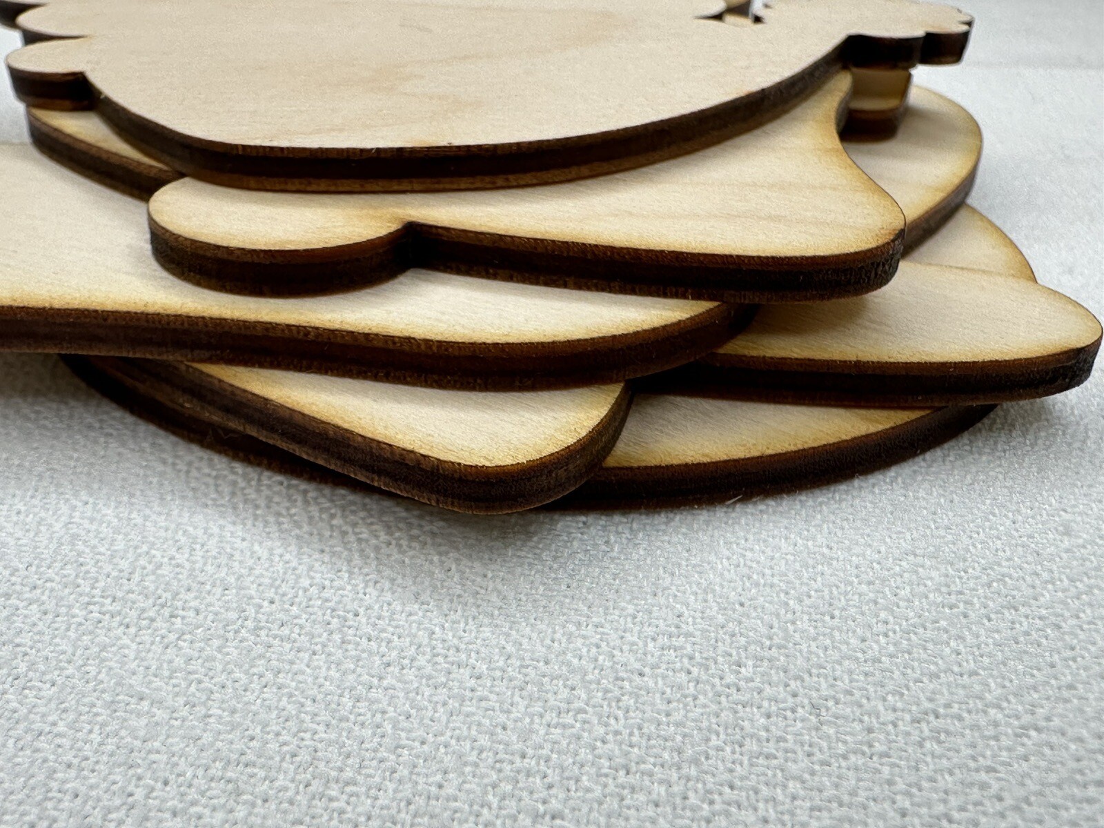 Laser Cut Unfinished Wood Letters or Numbers Clarendon Font Craft Cutout