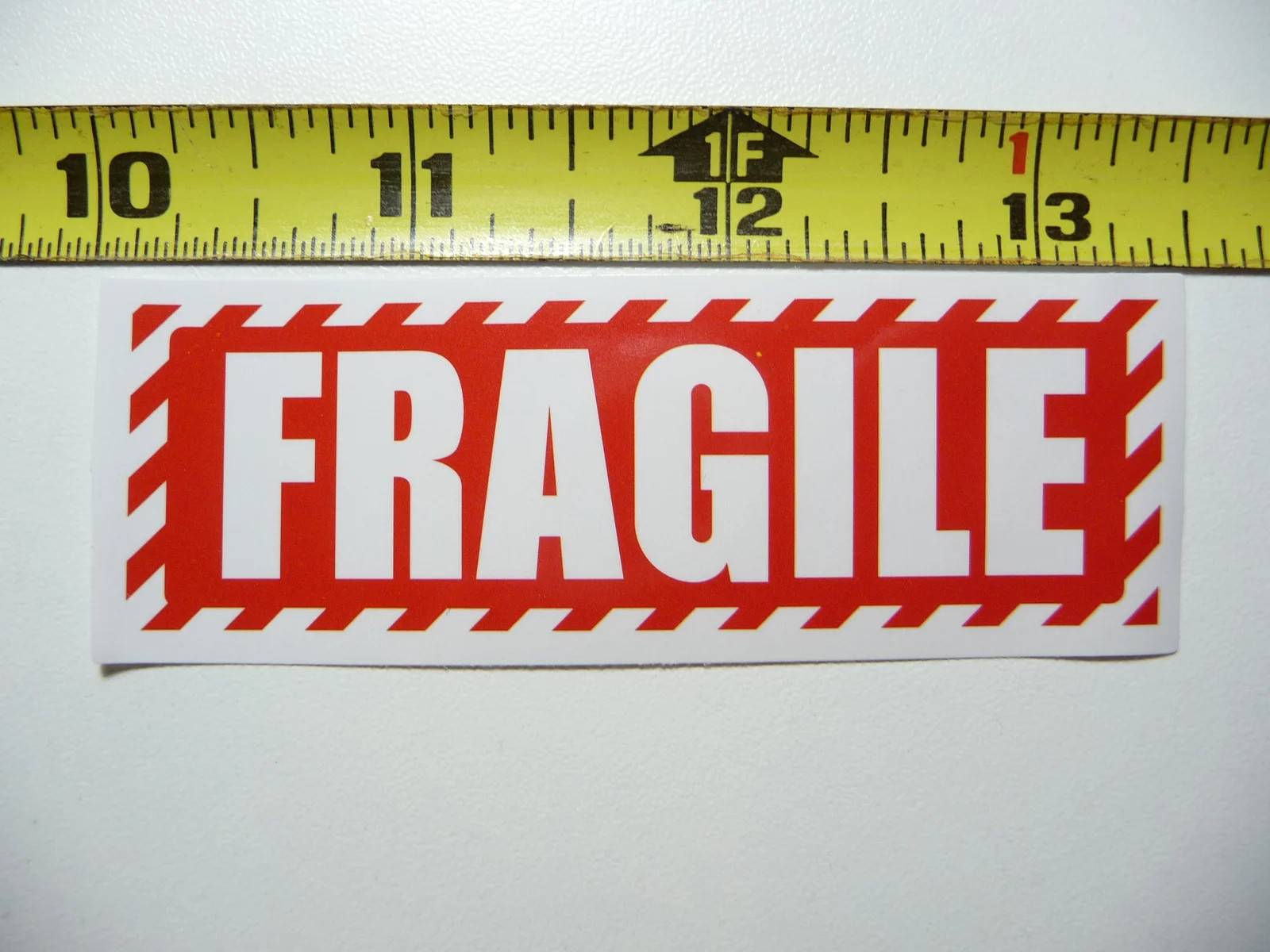 FRAGILE LINES SMALL STICKER DECAL ART WINDOW LAPTOP SKATEBOARD FUNNY