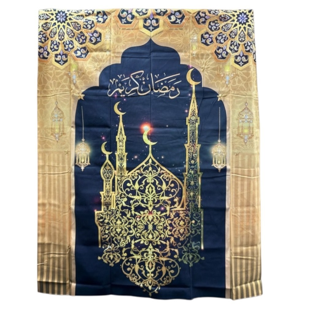 Ramadan Tapestry Eid Mubarak Tapestry Wall Art Decor for Any Room 80″ x 60″