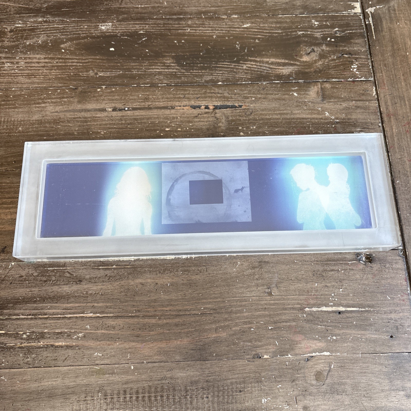 Horizontal Eged Vertu Crystal Photo Frame