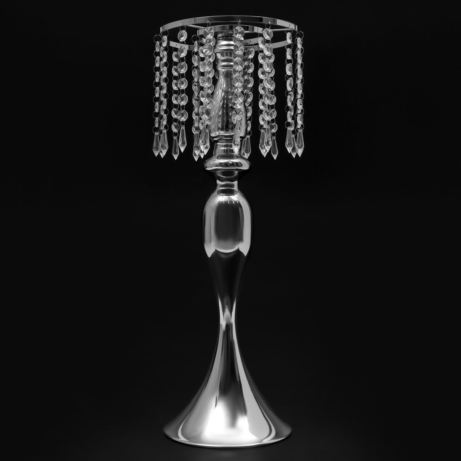 10 PCS Tabletop Crystal Wedding Flower Vase for Banquet Party Decoration