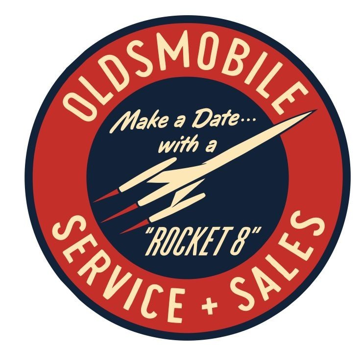 Oldsmobile Gasoline Oil Gas Pump Gas Station Racing Sticker Decal R8373