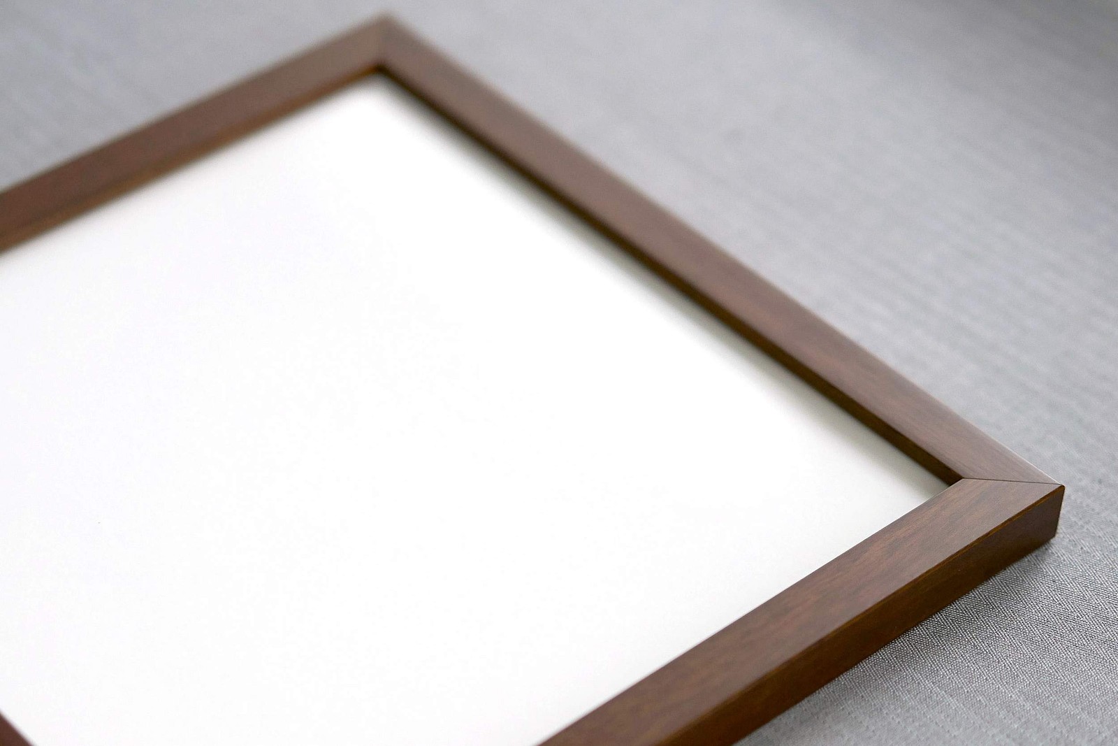 15×7 Frame Brown Solid Wood Picture Frame Width 0.75 Inches | Interior Frame Dep