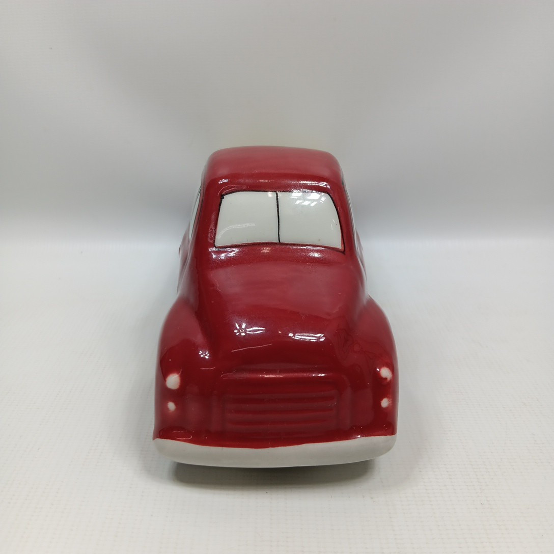Ceramic Cracker Barrel Red Pick Up Truck 8 in