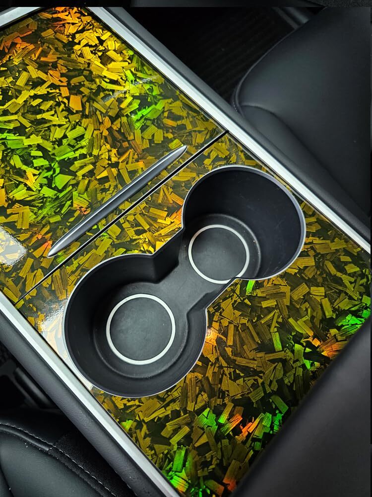 Forged Gloss Carbon Fiber Vinyl Wrap Roll Air Release Sticker Sheet Film for Car