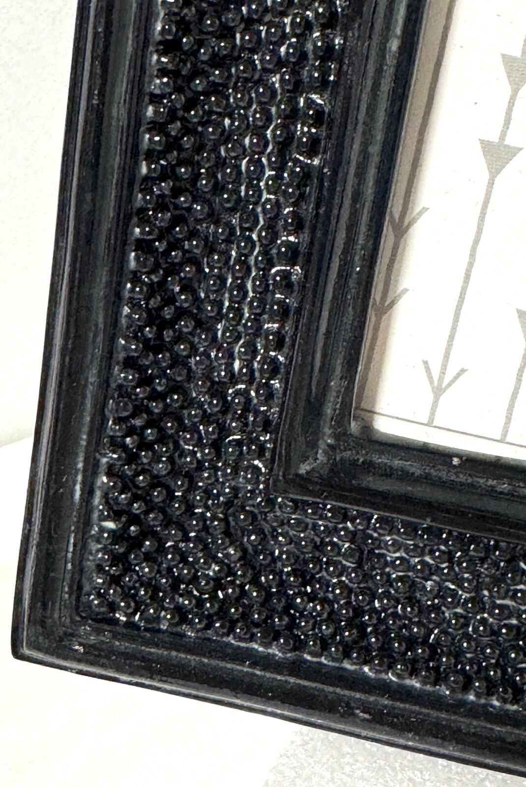 Concepts In Time Picture Frame 4×6 Black Textured See Pictures