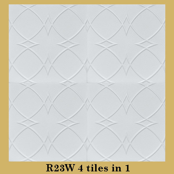 Glue Up Ceiling Tiles Easy Installation R23W SALE