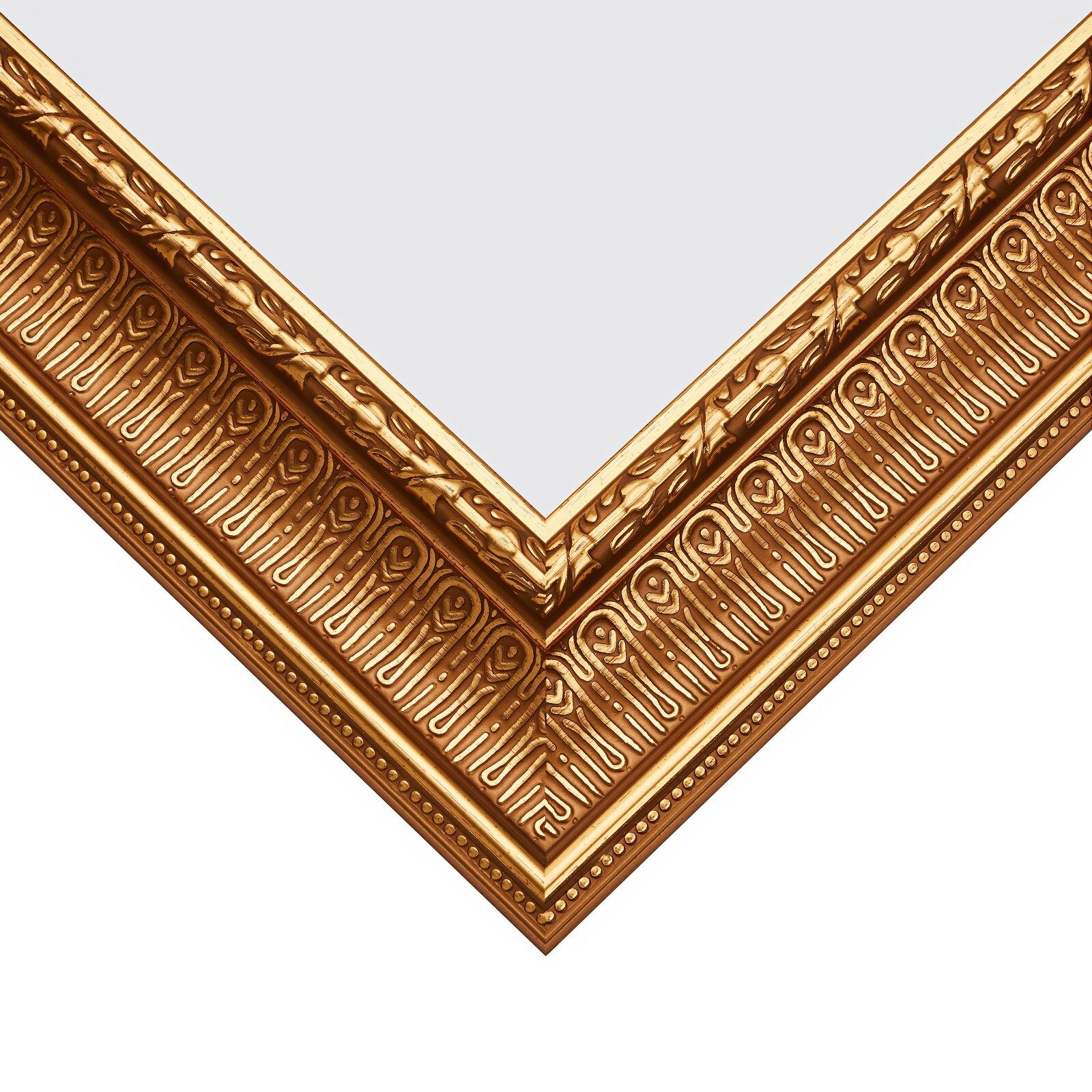 Craig Frames Maximus, 2.62 Inch Wide Ornate Roman Gold Art Deco Picture Frame