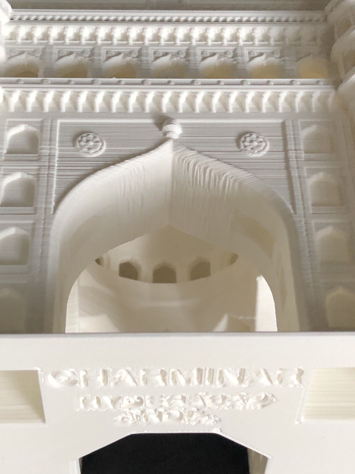 Custom Designed 3D Printed Architecture Model Charminar Building Mosque India
