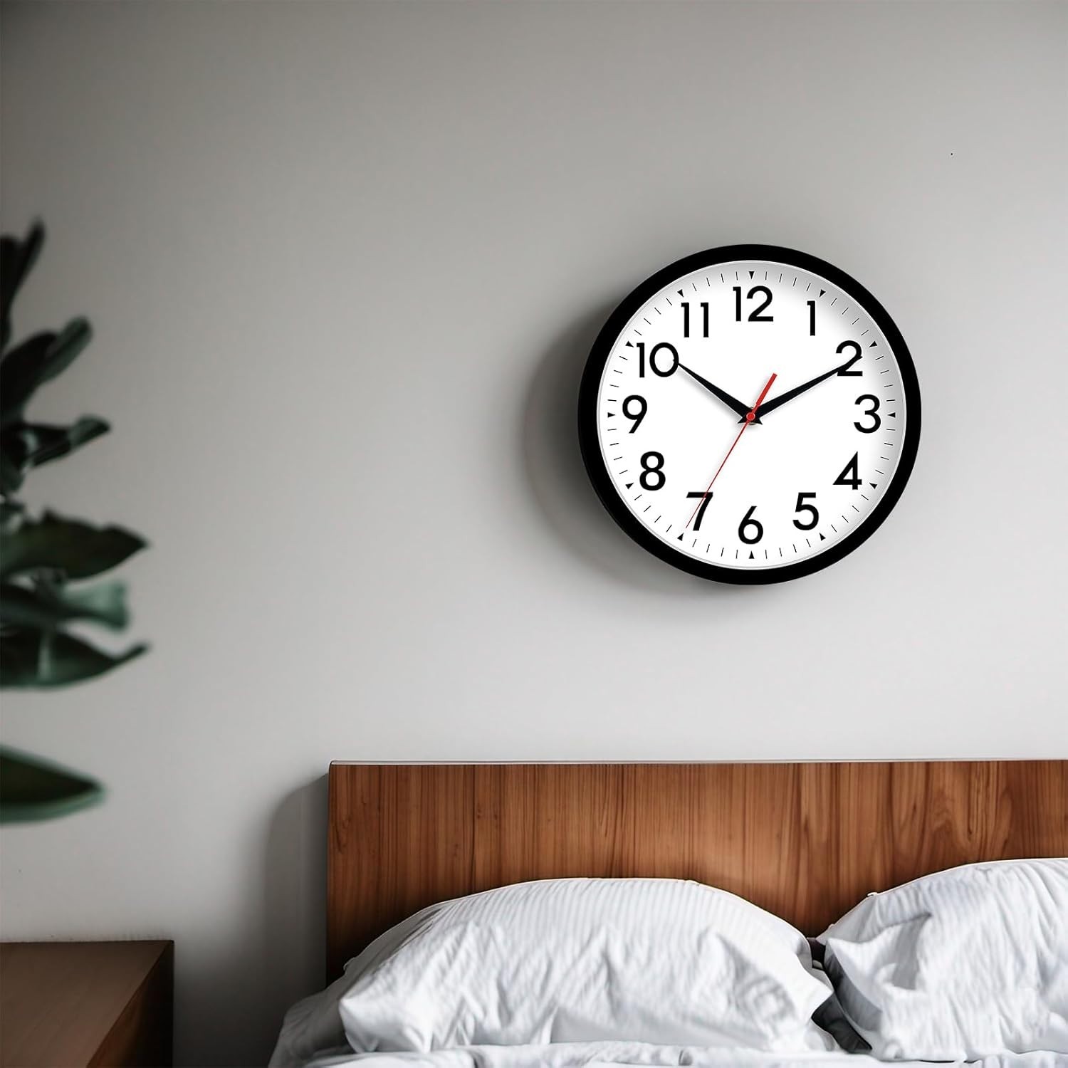 Stylish 8-Inch Silent Wall Clock – Modern Battery Operated Decor for Any Room