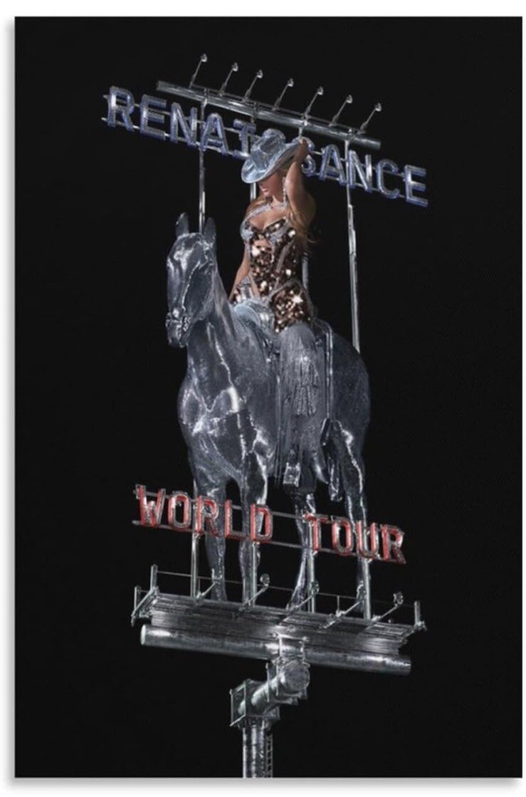 Beyoncé Renaissance World Tour Billboard Movie Poster 24×18 Vertical- Unframed