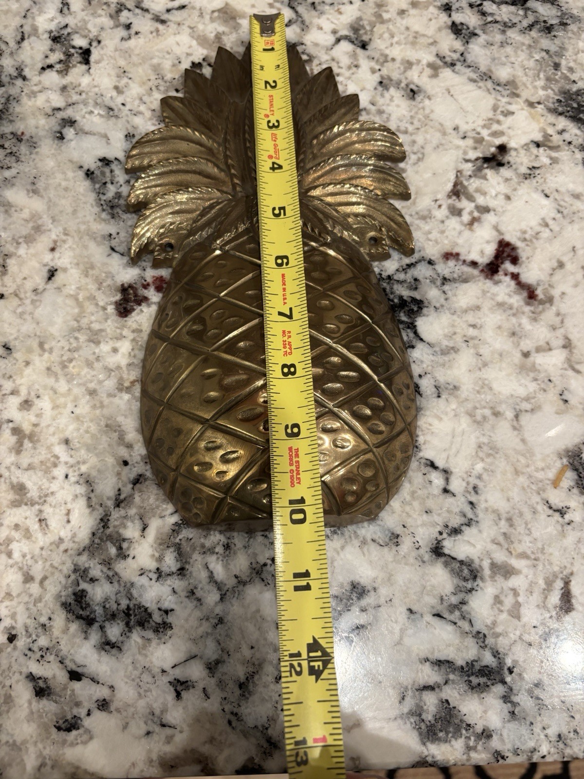 1991 Upper Deck Brass vintage Pineapple Wall Hanging Tropical Paradise Beach