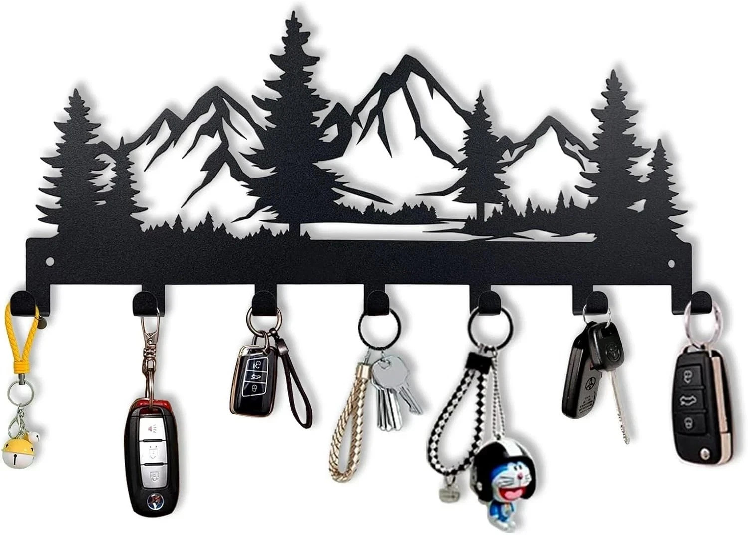 Metal Key Holder Wall Mounted Key Hooks Key Holder for Wall Key Organizer Rack