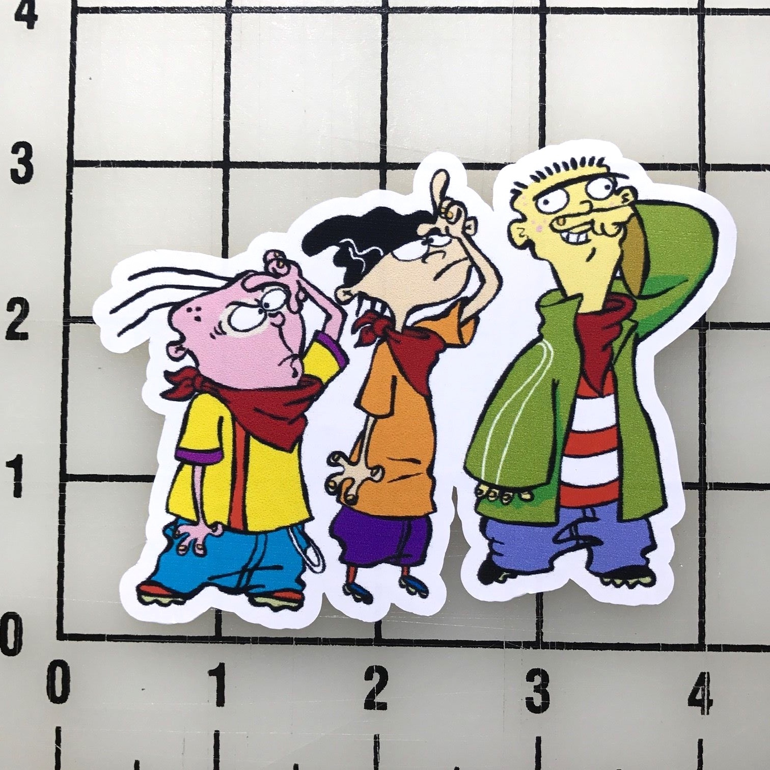 ed edd n eddy 4″ Wide Vinyl Decal Sticker BOGO