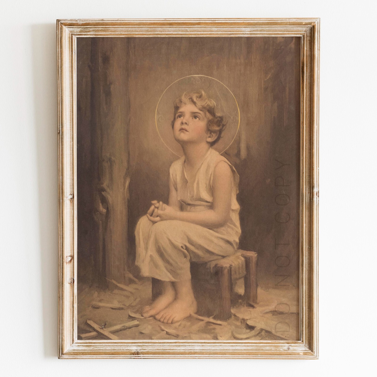 Divine Innocence Christ Child At Five Bosseron Chambers Wall Art Poster Print
