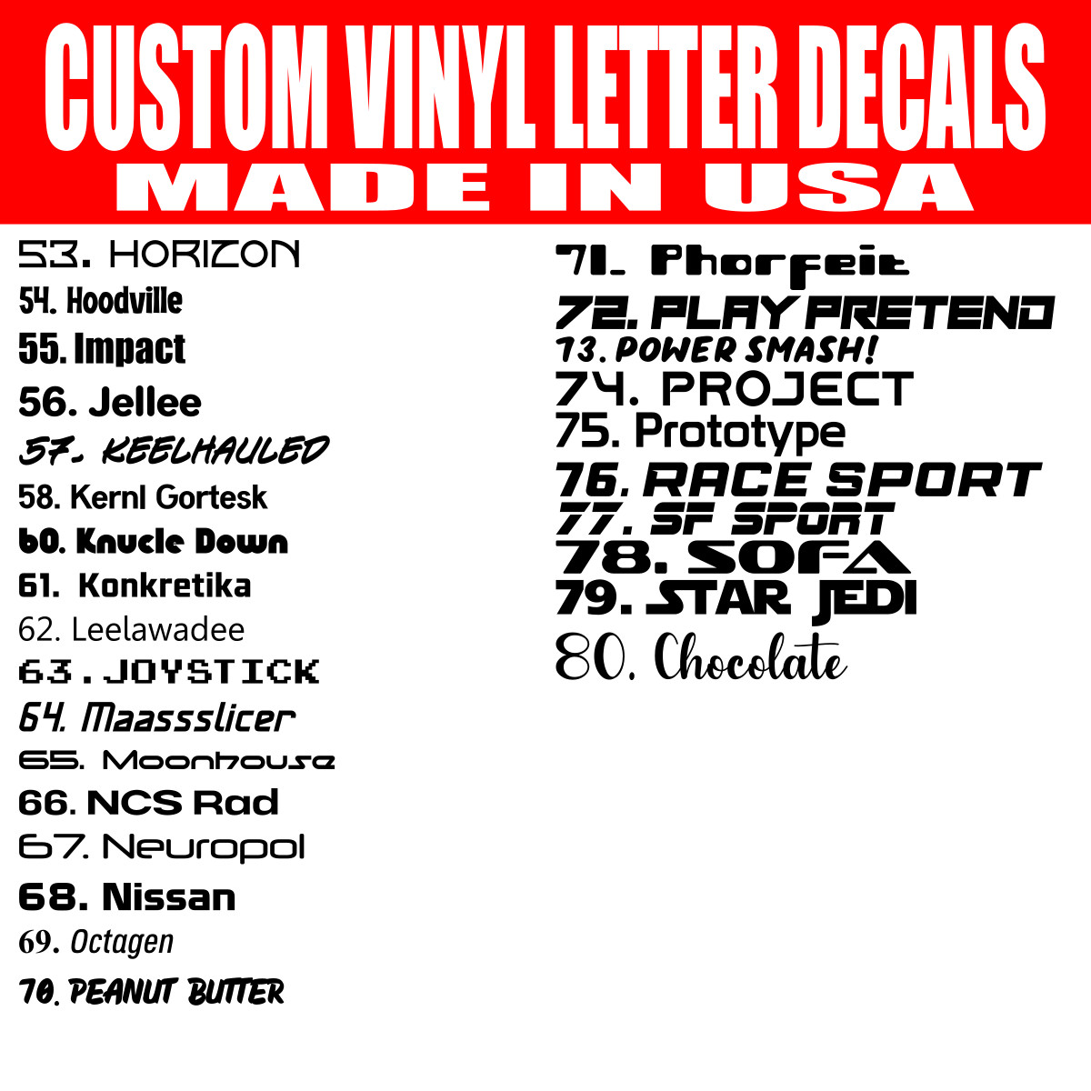 Custom Personalized Vinyl Decal Sticker Lettering Name Car Window Tumbler Text