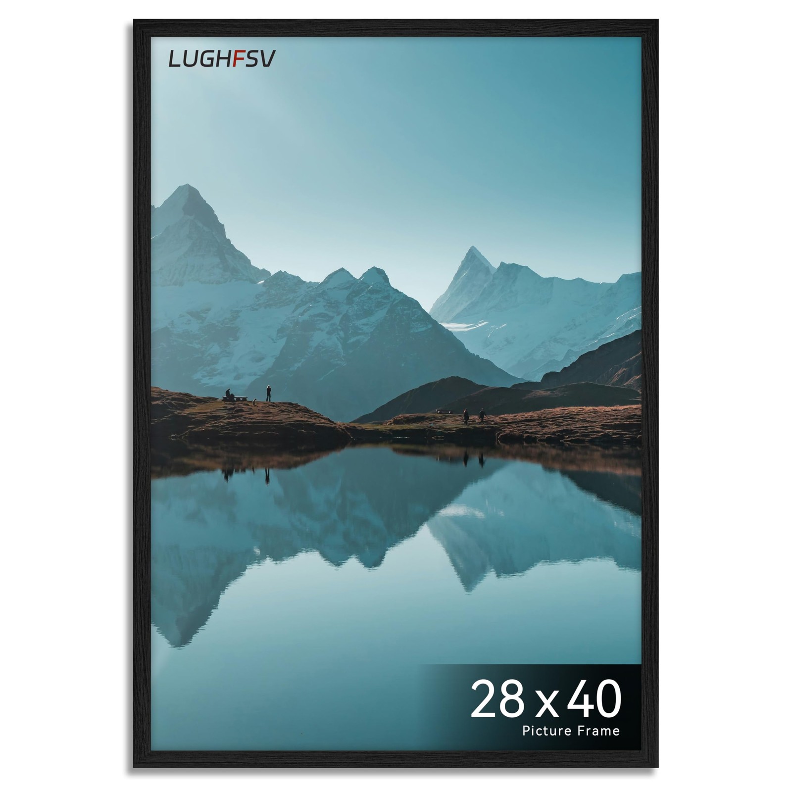 28×40 Picture Frame for Wall, Vertical or Horizontal Wall Hanging Large Poste…