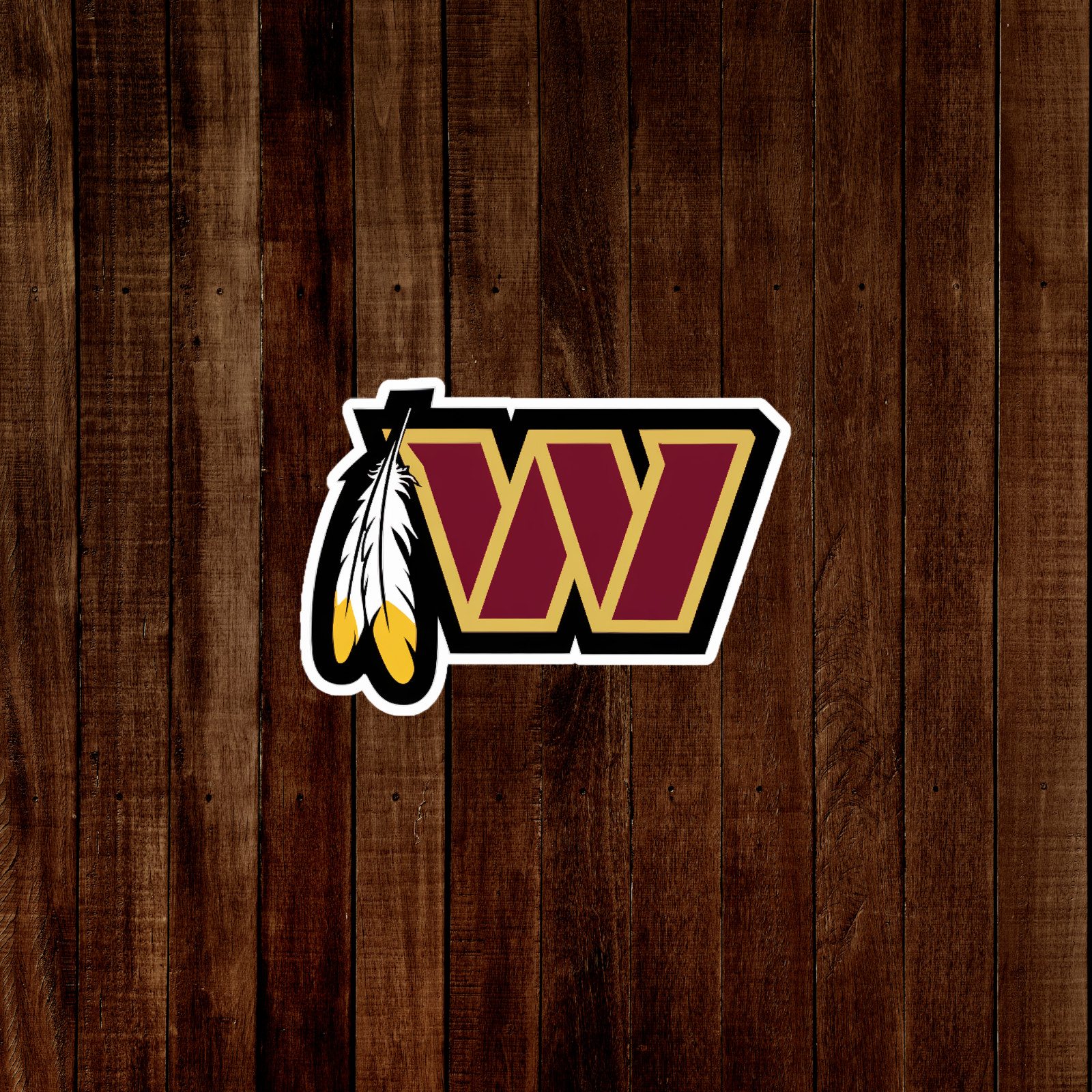 Washington Football Team Redskins Sticker – Decal for Car, Laptop, Phon