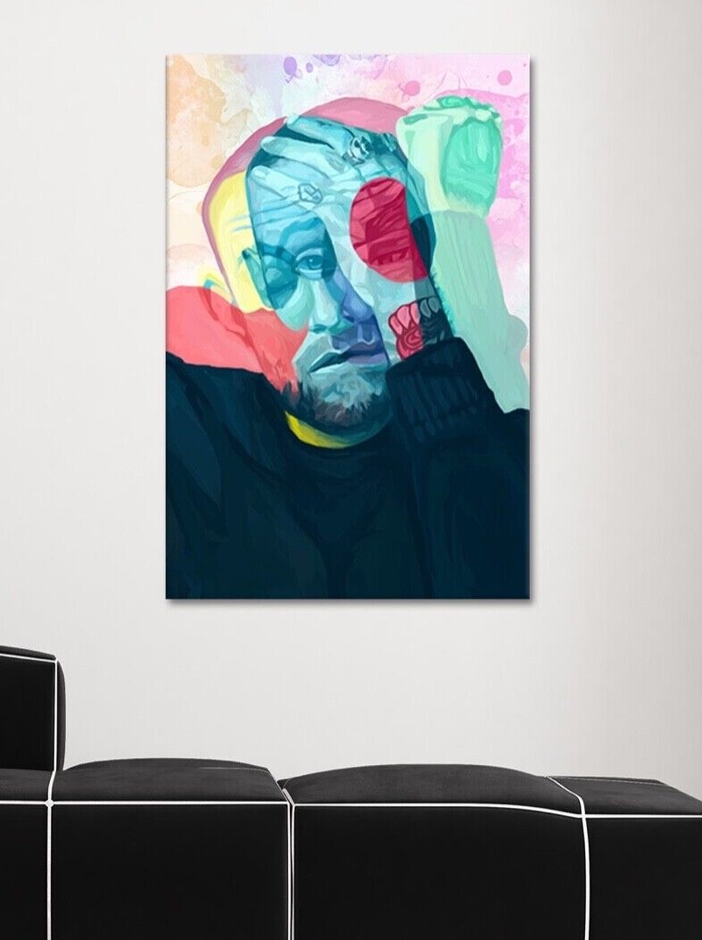 Mac Miller Canvas Wall Art Print Home Decor Pop Art Decoration Framed Artwork