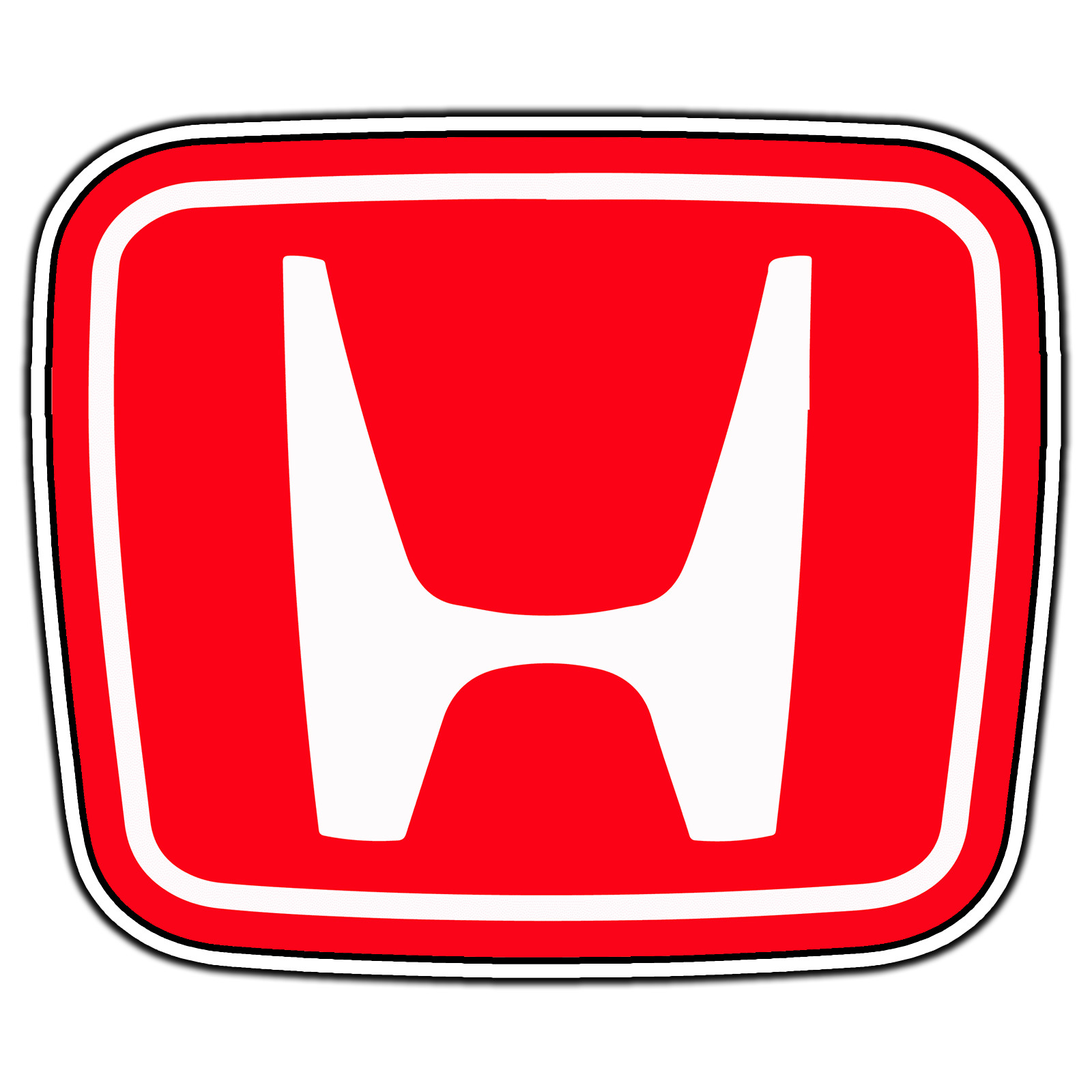 Honda Red Logo #3 Sticker Waterproof Vinyl Decal Die-Cut Laptop Car