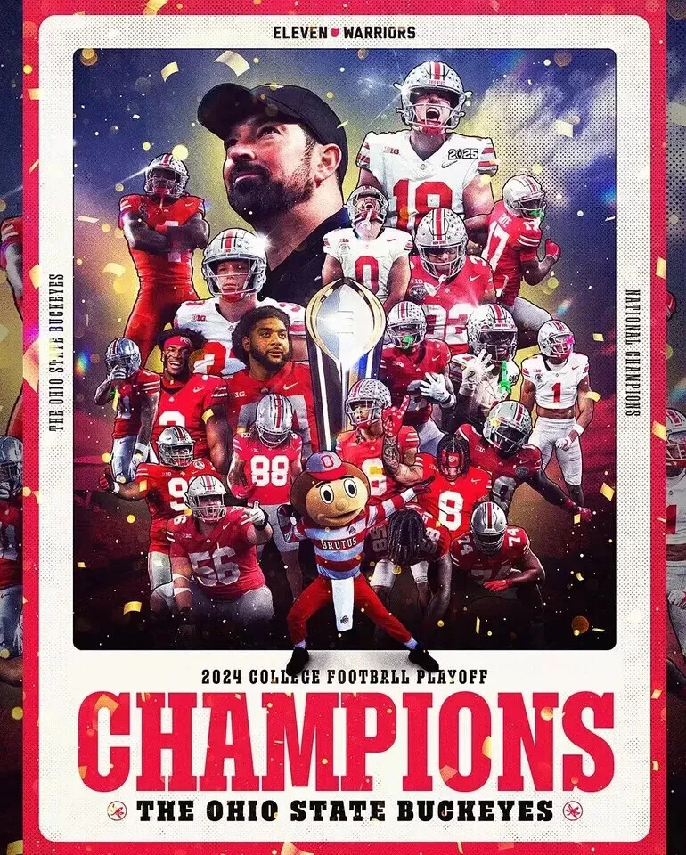 Ohio State Buckeyes 2024 National Champions Photo 1