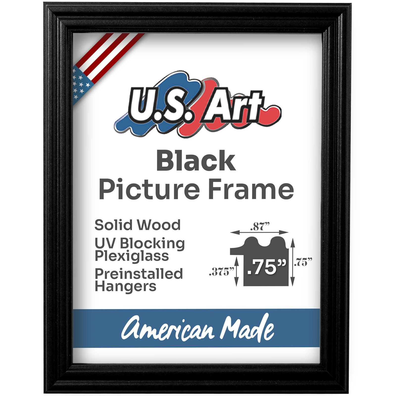 US ART Frames 0.75″ Traditional Colors Wall Decor Picture Frame – 18×24 Inch