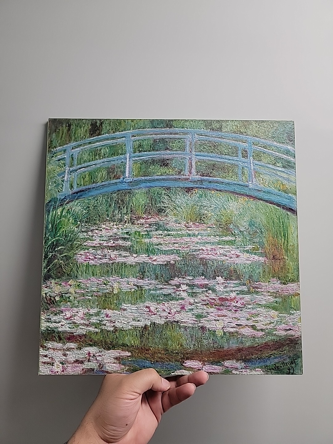 Nature Scene Wall Art Painting: River Landscape Wood Print for Home Office
