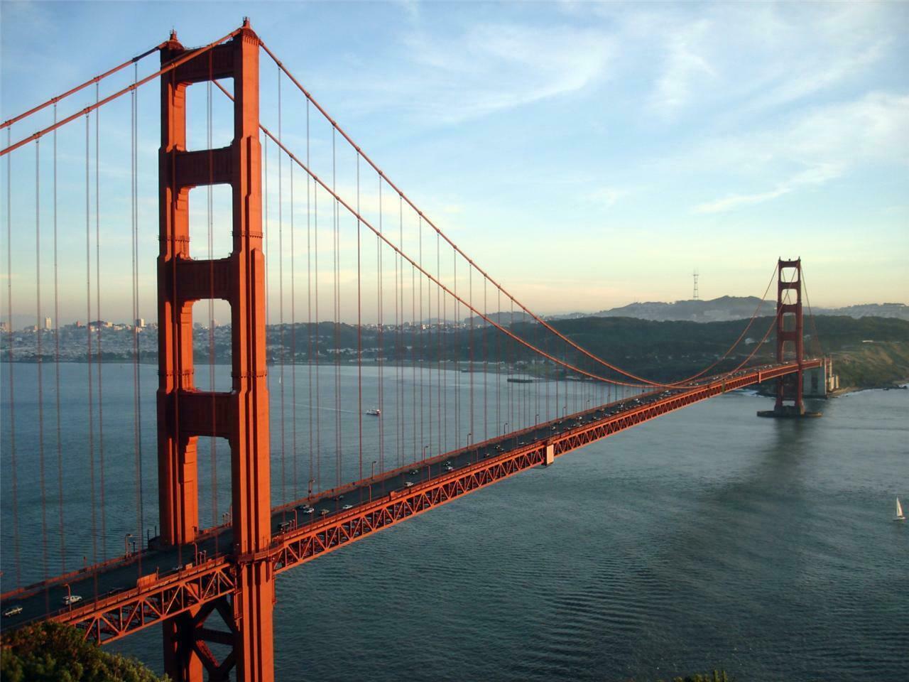 GOLDEN GATE BRIDGE GLOSSY POSTER PICTURE PHOTO san francisco bay california 1148