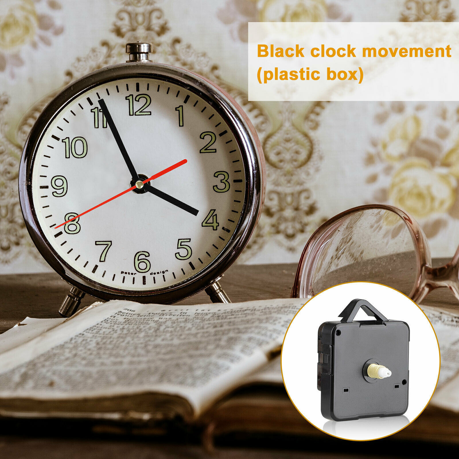 DIY Clock Movement Mechanism Quartz Wall Hands Repair Replacement Tool Parts Kit