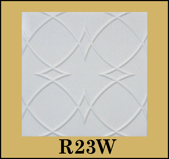 Beautiful Texture Ceiling Tiles EASY Installation Just GLUE UP R23W SATURN 20×20