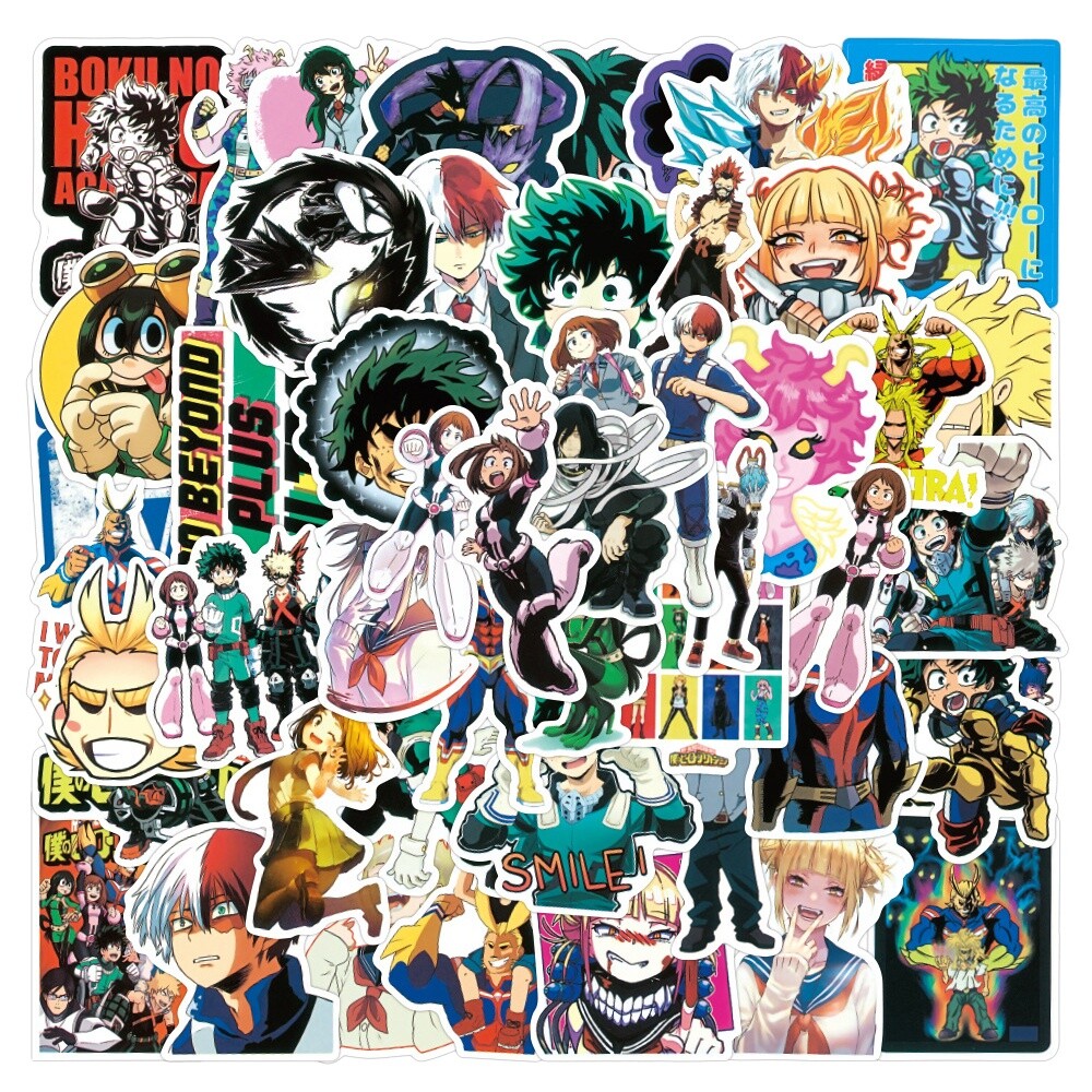 My Hero Academia Boku no Hero Academia Random 10 PCS Stickers – No Duplicates